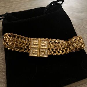 Givenchy Gold Bracelet with Silver Accents
